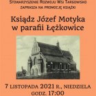 Promocja książki pt. „Ksiądz Józef Motyka w Parafii Łężkowice”