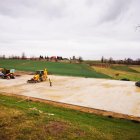 Boisko w trakcie budowy 