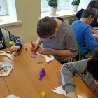 Warsztaty kreatywne w Grodkowicach „Maski karnawałowe”