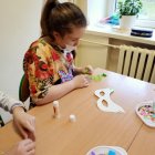 Warsztaty kreatywne w Grodkowicach „Maski karnawałowe”