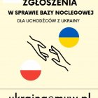 Pomoc dla Ukrainy: punkty informacyjne, zgłoszenie pobytu, lista najpotrzebniejszych darów, transport.
