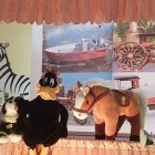 Teatrzyk kukiełkowy ,,Maciuś Strażak" w Przedszkolu w Targowisku