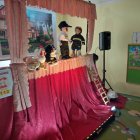 Teatrzyk kukiełkowy ,,Maciuś Strażak" w Przedszkolu w Targowisku