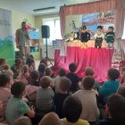 Teatrzyk kukiełkowy ,,Maciuś Strażak" w Przedszkolu w Targowisku