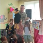 Teatrzyk kukiełkowy ,,Maciuś Strażak" w Przedszkolu w Targowisku