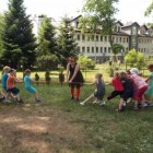 Zabawy z okazji Dnia Dziecka w Przedszkolu Samorządowym w Kłaju