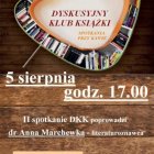 Już w piątek odbędzie się drugie spotkanie Dyskusyjnego Klubu Książki