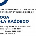 Zajęcia jogi dla każdego w GCK 