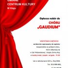 Trwa nabór do Chóru "Gaudium"