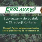 Ostatnia chwila na składanie wniosków do 21. edycji Konkursu "Ekolaury Polskiej Izby Ekologii 2022