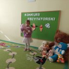 W Przedszkolu w Targowisku odbył się pierwszy etap konkursu recytatorskiego  "Małe i Duże Misie"