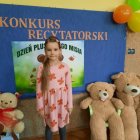 Konkurs Recytatorski Mały Miś w Przedszkolu w Szarowie