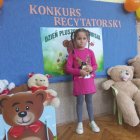 Konkurs Recytatorski Mały Miś w Przedszkolu w Szarowie