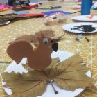 Jesienne zwierzątka w Pracowni Technik Plastycznych GCK