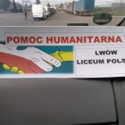 Podziękowanie za pomoc humanitarną