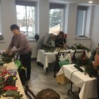 Warsztaty dekorowania stroików w GCK