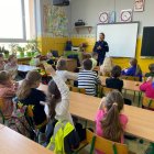 Dzień bezpieczeństwa na drodze w SP w Kłaju