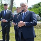 Otwarcie tężni solankowej i przekazanie kluczyków do nowego samochodu bojowego OSP Targowisko