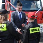 Otwarcie tężni solankowej i przekazanie kluczyków do nowego samochodu bojowego OSP Targowisko