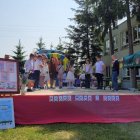 Piknik rodzinny w szkole w Brzeziu