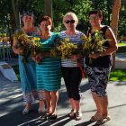 Moc ziół i kwiatów jest z nami - warsztaty z tworzenia bukietów z KGW Kłaj. 