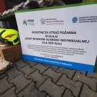 OSP Kłaj wzbogaciła się o nowy sprzęt ochrony indywidualnej.