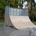 Skate park w centrum Kłaja już po remoncie.