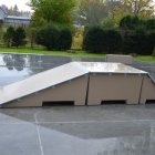 Skate park w centrum Kłaja już po remoncie.