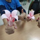Dzień Origami w Szkole Podstawowej w Grodkowicach.