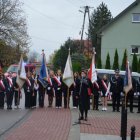 Obchody Dnia Niepodległości w Brzeziu przy pomniku J. Piłsudskiego. 