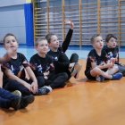 Otwarta lekcja pokazowa 1 klasy sportowej w SP Szarów.