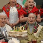 Przyjęcie urodzinowe 100-latki Emilii Strojek.