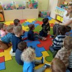 Mali paleontolodzy i tydzień z dinozaurami w Przedszkolu w Brzeziu.