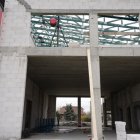 Trwa rozbudowa budynku remizy OSP w Kłaju. 
