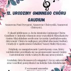 12. urodziny Gminnego Chóru Gaudium.