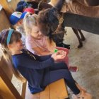 Wycieczka przedszkolaków z Grodkowic do AlpacaPark w Przebieczanach.
