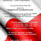 WARSZTATY PATRIOTYCZNE  