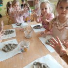 Warsztaty ceramiczne w Przedszkolu w Targowisku.