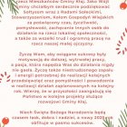 Życzenia Wójta Gminy Kłaj dla organizacji pozarządowych.