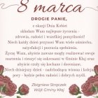 8 marca - Dzień Kobiet.