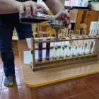 Warsztaty chemiczne w Przedszkolu w Brzeziu.