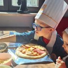 Wycieczka Misiów i Skrzatów z Grodkowic do Pizzerii Da Grasso.