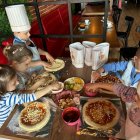 Wycieczka Misiów i Skrzatów z Grodkowic do Pizzerii Da Grasso.