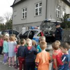 Spotkanie z Policjantami Przedszkolaków z Dąbrowy